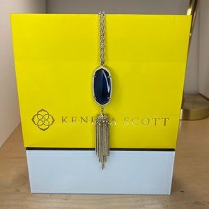 Kendra Scott Rayne Navy Cat Eye
